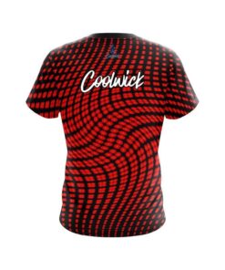 Alternative view of CoolWick Dyanamic Flux Red CoolWick Bowling Jersey