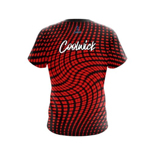 CoolWick Dyanamic Flux Red CoolWick Bowling Jersey - Image 2
