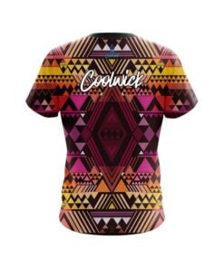 Alternative view of Coolwick Native Triangular CoolWick Bowling Jersey