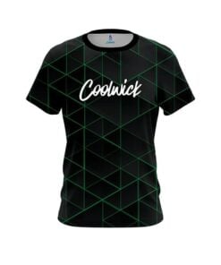 CoolWick Geo Green CoolWick Bowling Jersey