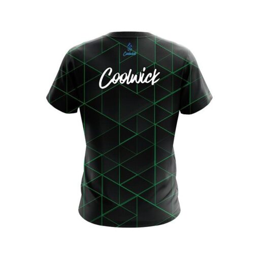 CoolWick Geo Green CoolWick Bowling Jersey - Image 2