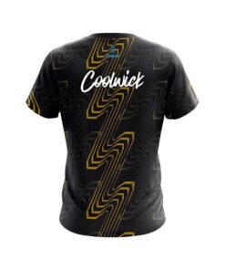 Alternative view of CoolWick Halftone Extreme Yellow CoolWick Bowling Jersey