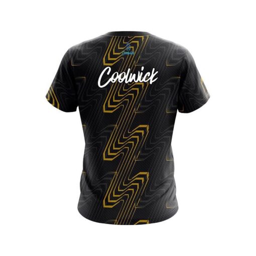 CoolWick Halftone Extreme Yellow CoolWick Bowling Jersey - Image 2