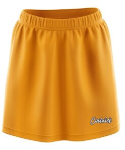 Plain Orange CoolWick Bowling Skort