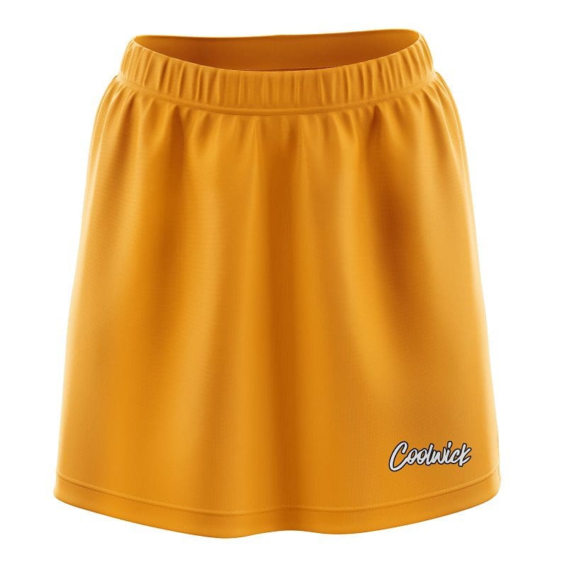 Plain Orange CoolWick Bowling Skort