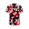 CoolWick Prism Red CoolWick Bowling Jersey - Image 2
