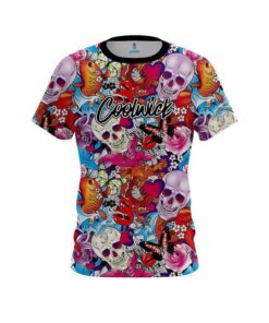 CoolWick Skull Love CoolWick Bowling Jersey