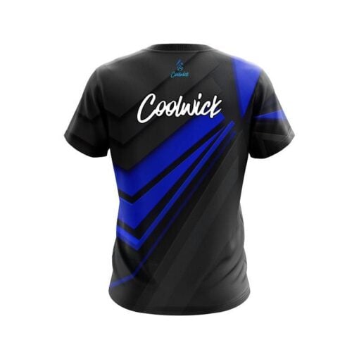 CoolWick Steaming Dynamic Blue CoolWick Bowling Jersey - Image 2
