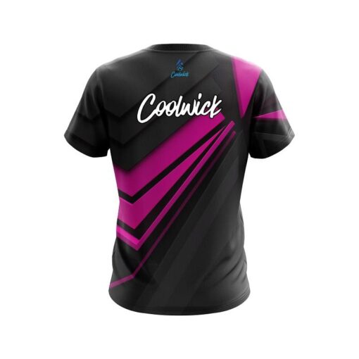CoolWick Steaming Dynamic Pink CoolWick Bowling Jersey - Image 2