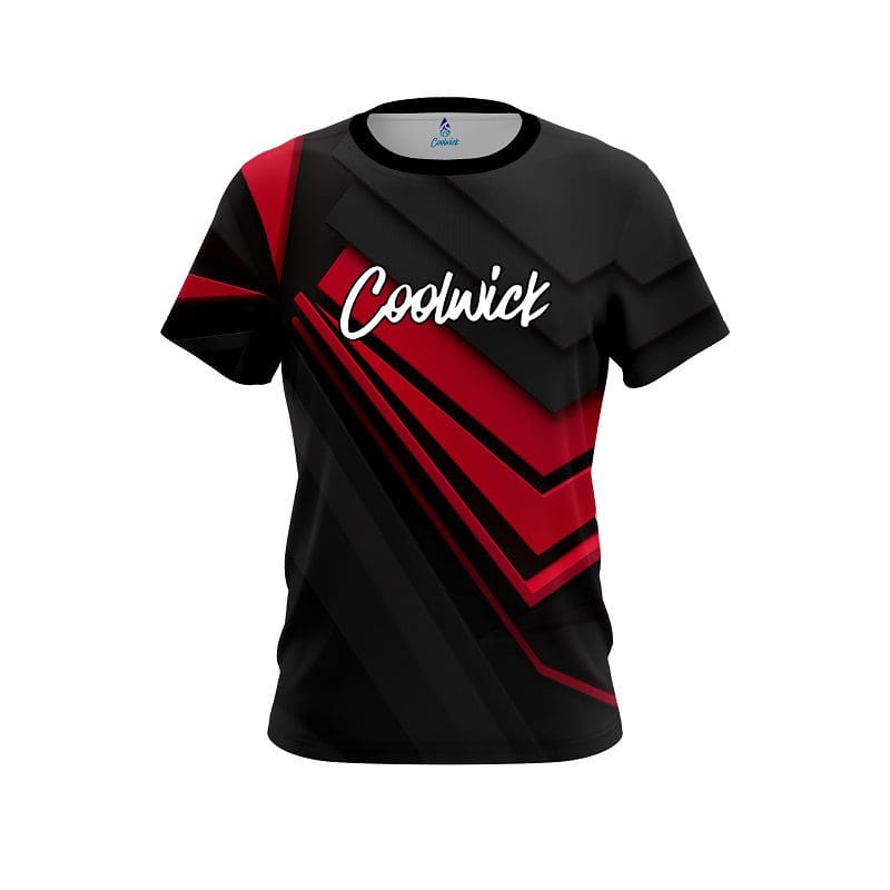 CoolWick Steaming Dynamic Red CoolWick Bowling Jersey