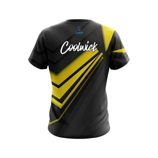 CoolWick Steaming Dynamic Yellow CoolWick Bowling Jersey - Image 2