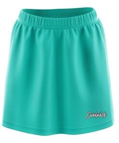 Plain Turquoise CoolWick Bowling Skort