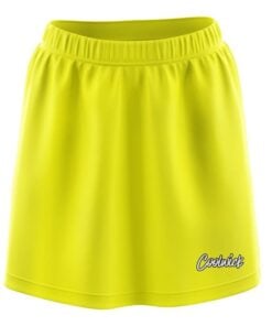 Plain Yellow CoolWick Bowling Skort