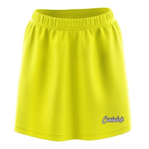 Plain Yellow CoolWick Bowling Skort