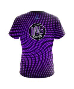 Alternative view of DV8 Dyanamic Flux purple CoolWick Bowling Jersey