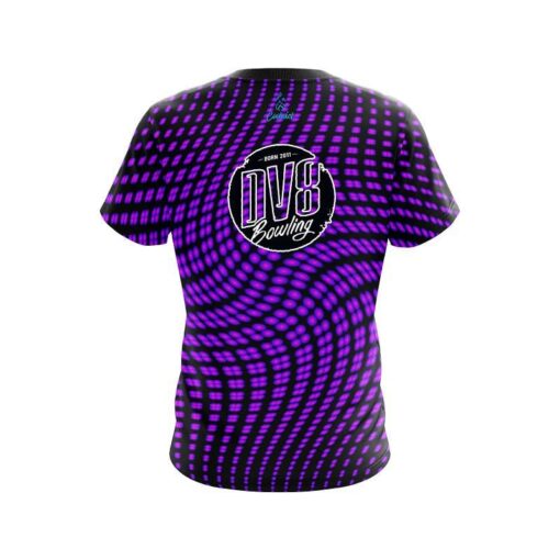 DV8 Dyanamic Flux purple CoolWick Bowling Jersey - Image 2