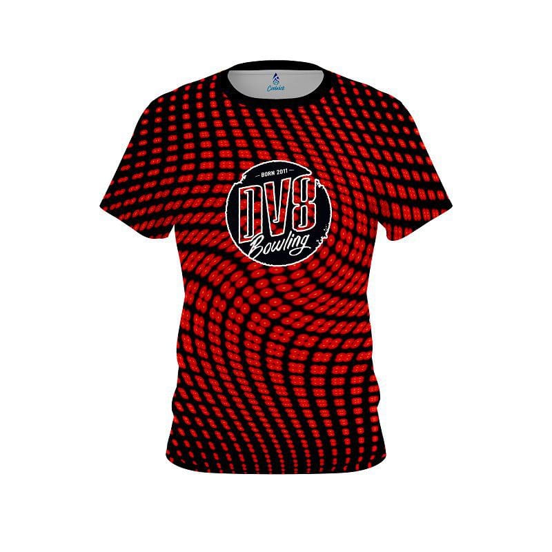 DV8 Dyanamic Flux Red CoolWick Bowling Jersey