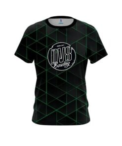 DV8 Geo Green CoolWick Bowling Jersey