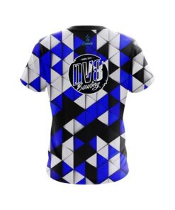 Alternative view of DV8 Prism Blue CoolWick Bowling Jersey