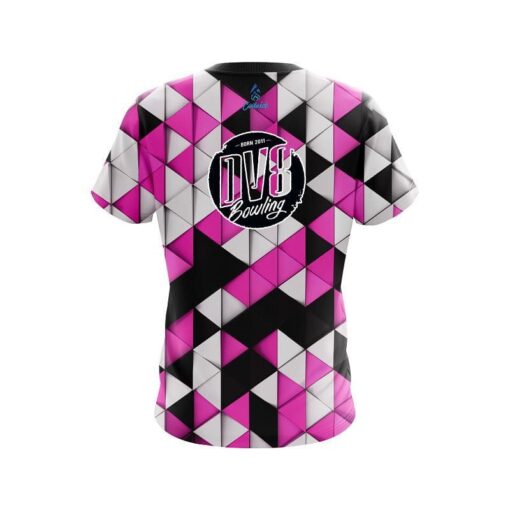 DV8 Prism Pink CoolWick Bowling Jersey - Image 2