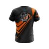DV8 Steaming Dynamic Orange CoolWick Bowling Jersey - Image 2
