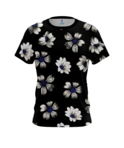 Plain Daisy Blue CoolWick Bowling Jersey