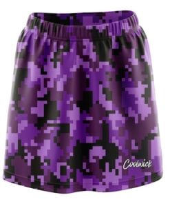 Digital Camo Purple CoolWick Bowling Skort