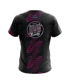 Alternative view of DV8 Halftone Extreme Pink CoolWick Bowling Jersey