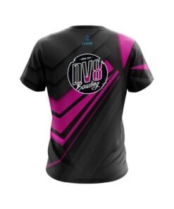Alternative view of DV8 Steaming Dynamic Pink CoolWick Bowling Jersey