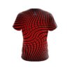 Plain Dyanamic Flux Red CoolWick Bowling Jersey - Image 2