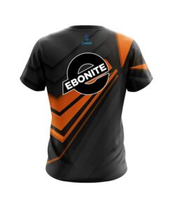 Alternative view of Ebonite Steaming Dynamic Orange CoolWick Bowling Jersey