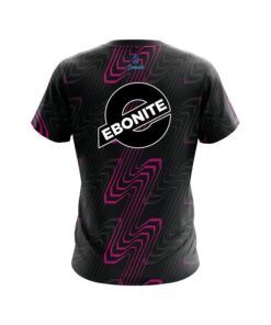 Alternative view of Ebonite Halftone Extreme Pink CoolWick Bowling Jersey