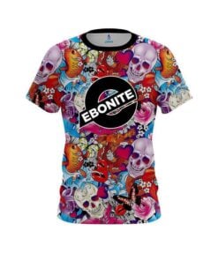 Ebonite Skull Love CoolWick Bowling Jersey