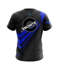 Alternative view of Ebonite Steaming Dynamic Blue CoolWick Bowling Jersey