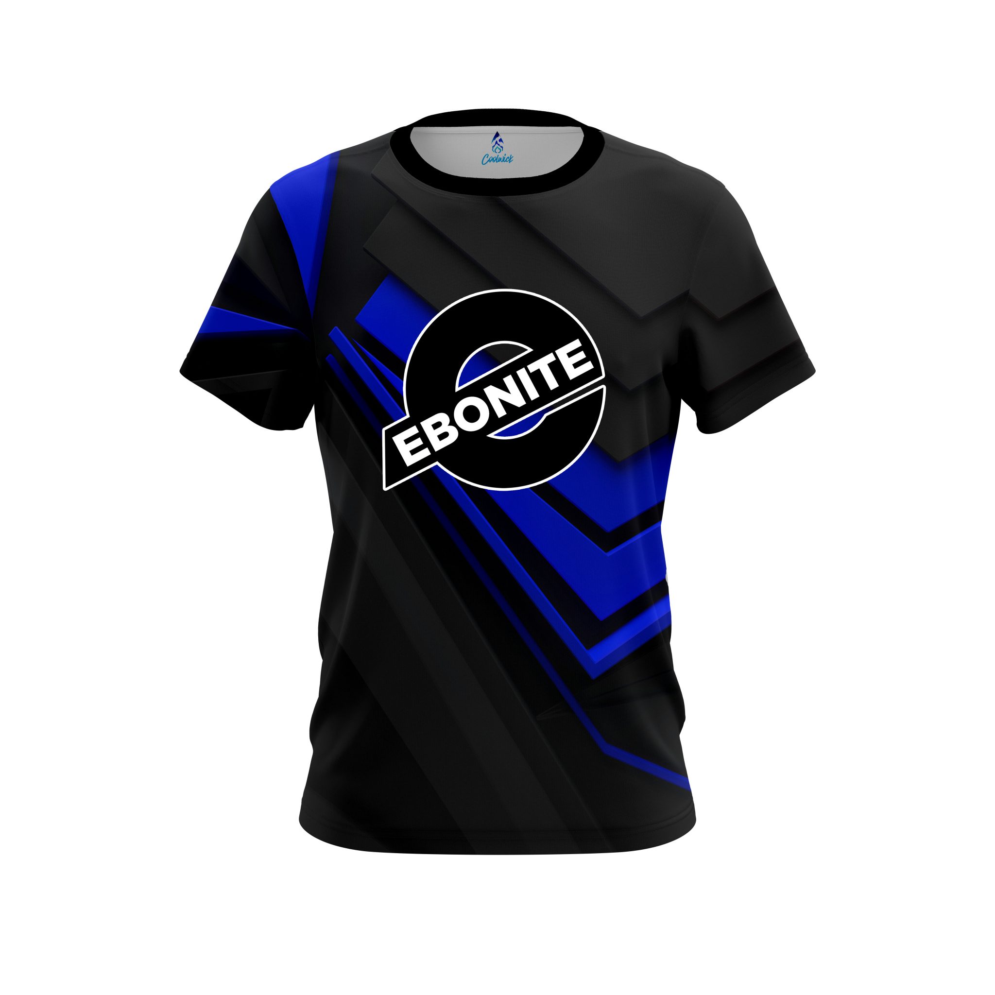Ebonite Steaming Dynamic Blue CoolWick Bowling Jersey