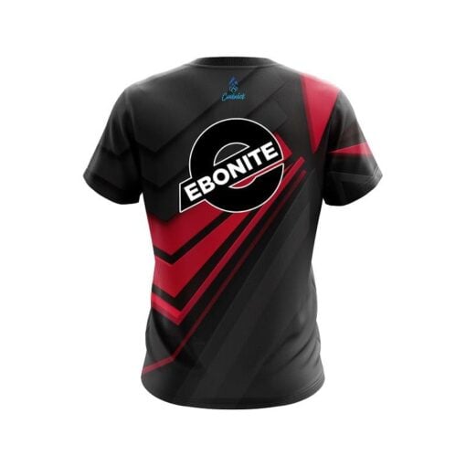Ebonite Steaming Dynamic Red CoolWick Bowling Jersey - Image 2