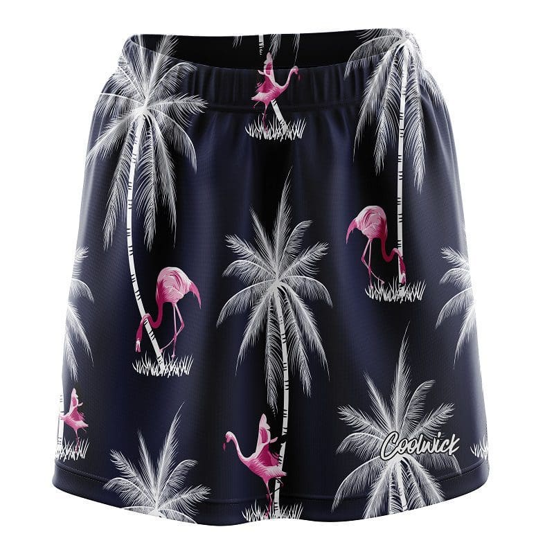 Flamingo Palms CoolWick Bowling Skort