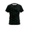 Plain Geo Green CoolWick Bowling Jersey