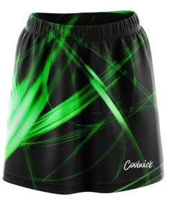 Green Spiral CoolWick Bowling Skort