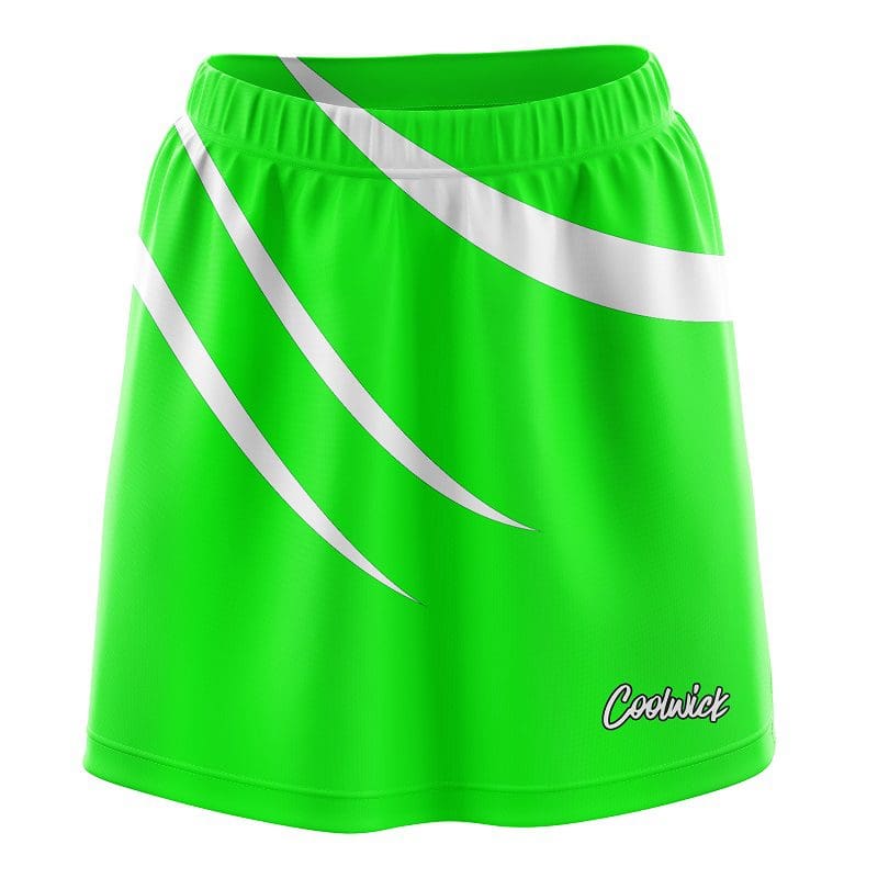 Green Ink Splash CoolWick Bowling Skort