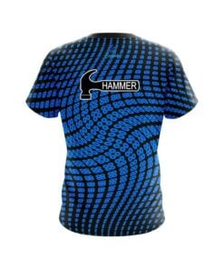 Alternative view of Hammer Dyanamic Flux Blue CoolWick Bowling Jersey