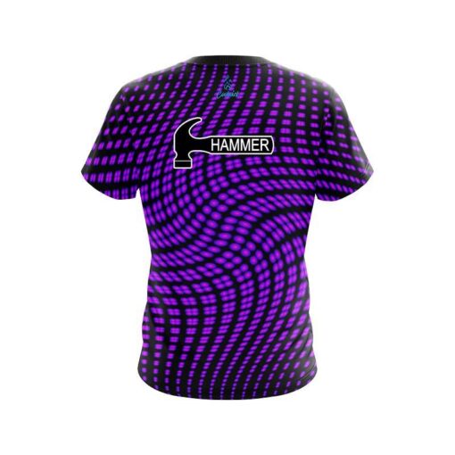 Hammer Dyanamic Flux Purple CoolWick Bowling Jersey - Image 2