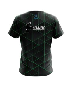 Alternative view of Hammer Geo Green CoolWick Bowling Jersey