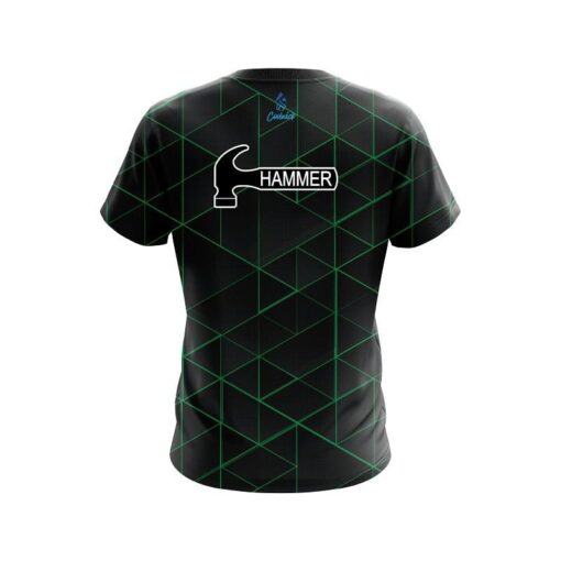Hammer Geo Green CoolWick Bowling Jersey - Image 2