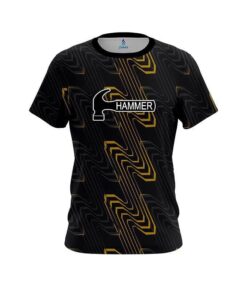 Hammer Halftone Extreme Yellow CoolWick Bowling Jersey