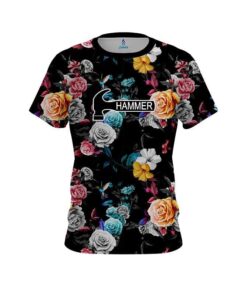 Hammer Hummingbird Watercolor Art CoolWick Bowling Jersey