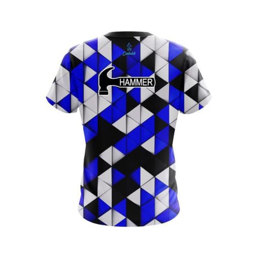 Hammer Prism Blue CoolWick Bowling Jersey - Image 2
