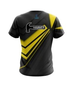 Alternative view of Hammer Steaming Dynamic Yellow CoolWick Bowling Jersey