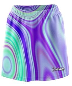 Hypnotic Swirl CoolWick Bowling Skort