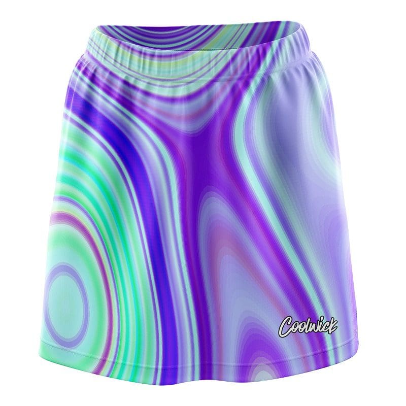 Hypnotic Swirl CoolWick Bowling Skort